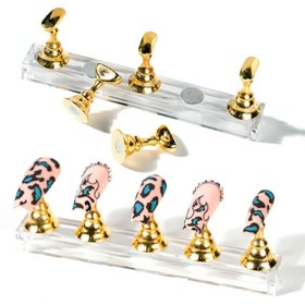 تصویر پک 5 عددی پایه عکاسی ناخن با پایه مغناطیسی 