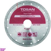 تصویر صفحه سرامیک بر مینی توسن (Tosan) مدل T2420-115CC سایز 115 میلی متر 