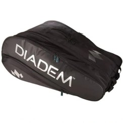 تصویر ساک تنیس دایادم | Diadem Tour 12 Pack Nova Bag Black/Chrome 