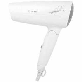 تصویر سشوار 1200وات تاشو کوئین HD320 (مسافرتی) Queen Compact Hair Druern 1200W HD320