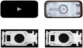 تصویر جایگزینی کلید و لولاهای کلید و لولاهای پیکان راست برای MacBook Pro/Air مدل A2141 A2442 A2485 A2251 A2289 A2179 A2337 A2338 برای جایگزینی درپوش و لولای کلید فلش راست 