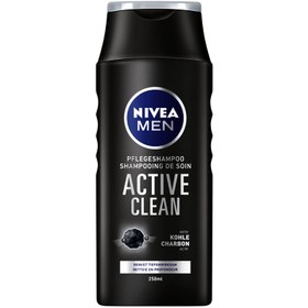 تصویر شامپو روزانه آقایان نیوا - مدل Active Clean ا Nivea Active Clean Shampoo 250ml Nivea Active Clean Shampoo 250ml