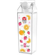 تصویر بطری مانیا طرح میوه - سفید 