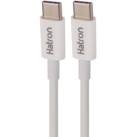 تصویر کابل شارژ هترون USB-C به USB-C مدل HC199CC Hatron HC199CC Fast Charging & Data Transmission Cable