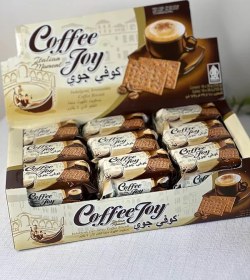 تصویر بيسکويت کافی جوی طعم قهوه 18 عددی COFFEE JOY مدل Italian Moment Coffee Joy coffee biscuits 18 pieces