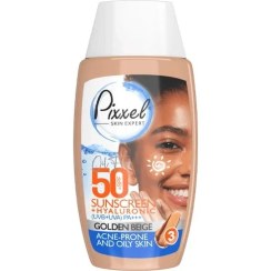 تصویر کرم ضد آفتاب رنگی پیکسل SPF50 مناسب پوست چرب و جوش دار حجم ۵۰ میلی لیتر 