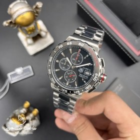 تصویر ساعت تگ هویر فورمول 1 کرنوگراف نقره ای صفحه طوسی TAG Heuer Formula 1 تگ هویر ( TAG Heuer )