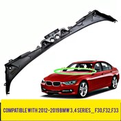 تصویر نوار پایین شیشه جلو (قاب زیر برف پاکن ) بی ام و BMW F30,F32,F33,F36 سری 3 , سری 4 از سال 2011&2019 