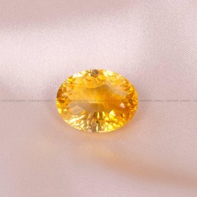 تصویر نگین سیترین کد 6517 