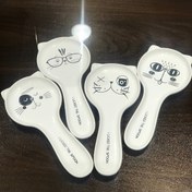 تصویر زیر قاشقی گربه 