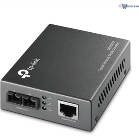 تصویر مبدل فیبر گیگابیت و چند حالته تی پی لینک مدل MC200CM TP-LINK MC200CM_V1 Gigabit Multi-Mode Media Converter