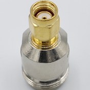 تصویر کانکتور مبدل N-TYPE مادگی به SMA نری مستقیم(ریورسی) 