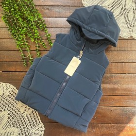 تصویر پافر کلاهدار سیلیکونی ضد آب سایز ۴ تا ۸ سال رنگ مشکی و شتری 