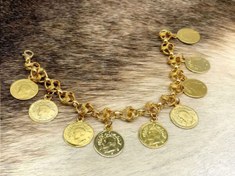 تصویر پا بند (طرح سکه )کوردی کد P1548 