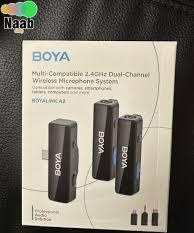 تصویر میکروفون بی سیم یقه ای بویا Boya LINK A2 Wireless Microphone Boya LINK A2 Wireless Microphone