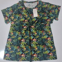 تصویر تیشرت نخ پنبه زنانه اچ اند ام قواره دار اصلی بنگلادشی T-shirt H&M