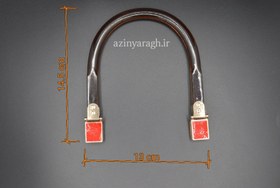 تصویر دسته U اکریلیک - مشکی 