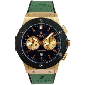 تصویر ساعت مچی عقربه ای هابلوتHUBLOT مردانه تاریخ شمار دار HUBLOT