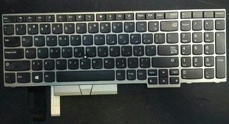 تصویر کیبورد استوک لنوو thinkpad E580-E590 بک لایت lenovo thinkpad E580-E590 backlight original stoke keyboard