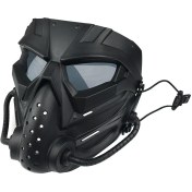 تصویر ماسک تاکتیکال اسکلتی موتور سواری مدل 19138 