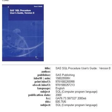 خرید و قیمت خرید و دانلود نسخه کامل کتاب SAS SQL procedure user's guide ...