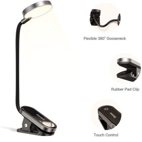 تصویر چراغ مطالعه باسئوس مدل MINI CLIP LAMP 