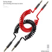 تصویر کابل انتقال صدا یوسامز Usams US-SJ256 Spring AUX Cable 1.2m 