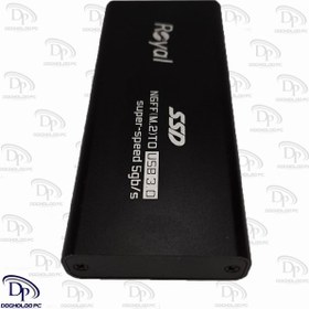 تصویر باکس هارد رویال USB3.0 به M2 مدل ET-M2 NGFF Royal ET-M2 NGFF USB3.0 to M2 hard box