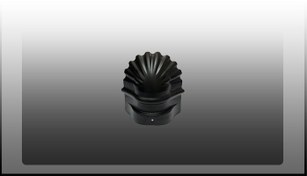 تصویر سرپنجه پرچین مشکی مات 