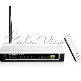 تصویر مودم و روتر شبکه Tp link TD W150KIT 150Mbps Wireless N ADSL2+ Network Starter Kit 