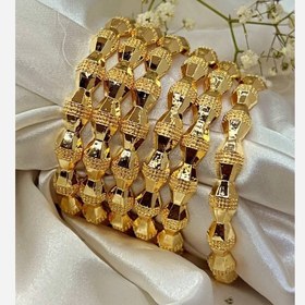 تصویر النگو برنج طرح طلا 