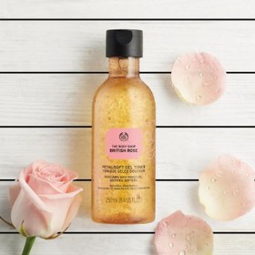 تصویر تونر British Rose گل رز بریتانیایی بادی شاپ 250ml The Body Shop British Rose Petal-Soft Gel Toner