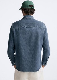 تصویر پیراهن اورجینال مردانه زارا FADED DENIM SHIRT 