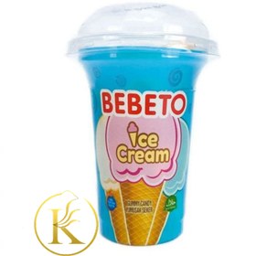 تصویر پاستیل لیوانی 120 گرمی با طعم بستنی Bebeto ا Bebeto Bebeto