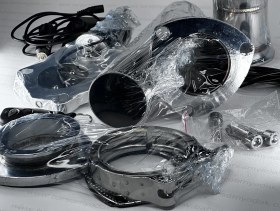 تصویر کیت اگزوز ریموت دار 