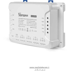 تصویر سویچ هوشمند 4 کانال سونوف مدل 4CH Sonov 4 channel smart switch model 4CH