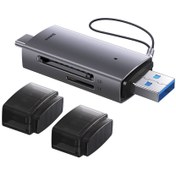 تصویر کارت‌خوان یواس‌بی به تایپ‌سی بیسوس Baseus Lite Series SD/TF Card Reader WKQX060113 