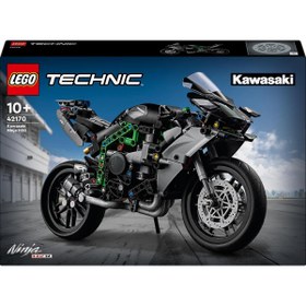 تصویر لگو سری تکنیک مدل 42170 - LEGO® Technic Kawasaki Ninja H2R Motorcycle 42170 643 قطعه