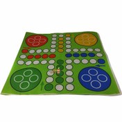 تصویر بازی منچ و مارپله پارچه ای قابل شستشو 