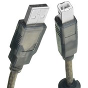 تصویر کابل پرینتر دی نت طول 20 متر بافر دار D-NET 20M Printer Cable