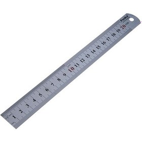 تصویر خط کش فلزی 20 سانتی 20 cm metal ruler