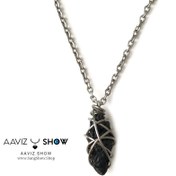 تصویر آویز تورمالین سیاه شورل استثنایی و راف A690 