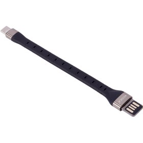 تصویر کابل کوتاه تایپ سی فست شارژ Hiska LX-1015 3A 15CM Hiska LX-1015 3A 15CM Type-C Cable