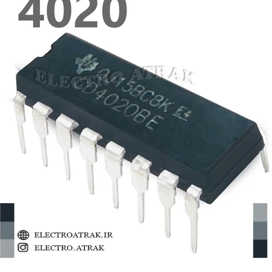 Timer Cd4020 خرید و قیمت تراشه آیسی CD4020 | ترب