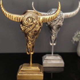 تصویر تندیس جمجمه گاو 