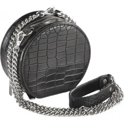 تصویر MPL540-کیف چرم زنانه دوشی/مشکی پریما 