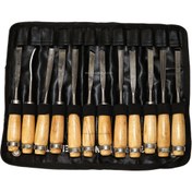 تصویر مغار نجاری 12 عددی دسته چوبی 