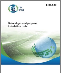 تصویر دانلود کتاب Natural gas and propane installation code CSA B149.1 