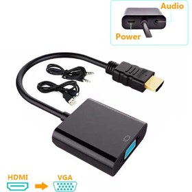 تصویر تبدیل HDMI به VGA پاوردار دیتک کد 7377 