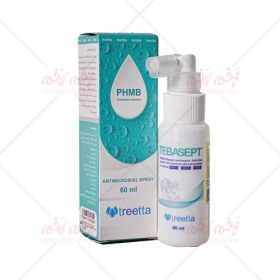 تصویر اسپری ضدعفونی کننده زخم طباسپت Treetta TEBASEPT PHMB Wound Antiseptic Solution 